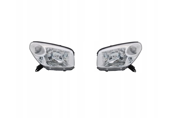 HEADLIGHTS TOYOTA RAV 4 II 2004 2005 RIGHT LEFT DEPO Type of low beam headlights traditional halogen