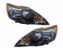 SET OF HEADLIGHTS FORD FOCUS 2008 2010 BLACK XENON