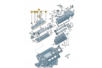 Valve cover VW Audi 059103470AS New original product Car type passenger cars