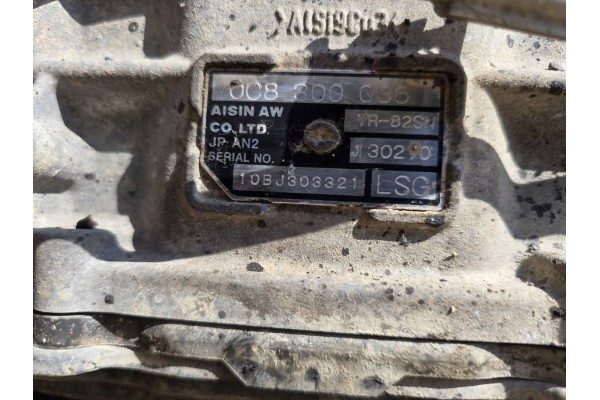 AUTOMATIC TRANSMISSION 0C8300036 LSG VW TOUAREG II AUDI Q7 NR MAG 583S Car type passenger cars