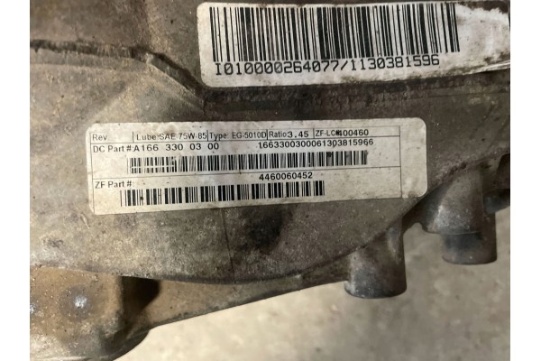 Front differential Mercedes Benz GL X166 A1663300300 Petrol 2014 Installation side multipurpose