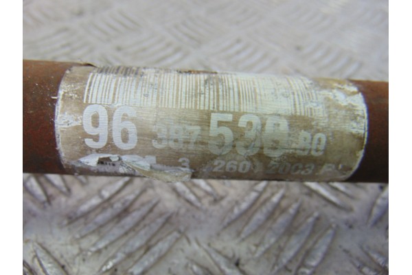 9638753080 TRANSMISION DELANTERA IZQUIERDA PEUGEOT 206 X-Line 2004 9638753080 192953 PEUGEOT - 1