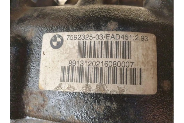Reductor trasero BMW X1 (E84) 33107592325 2.0L diésel 105kW 2014