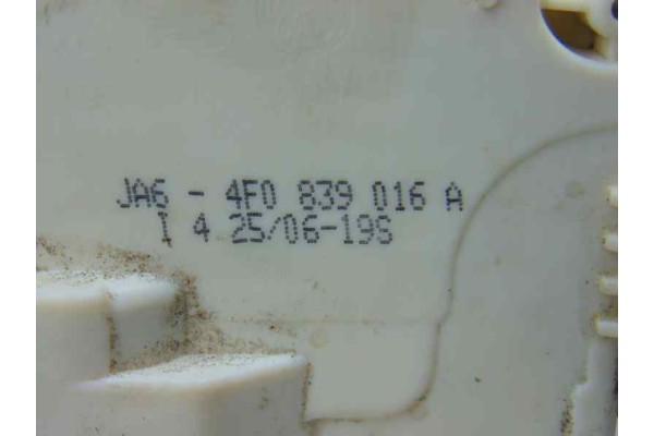 4F0839016A CERRADURA PUERTA TRASERA DERECHA AUDI A6 AVANT (4F5) 3.0 TDI Quattro (171kW) 2006 4F0839016A 176815 AUDI - 2