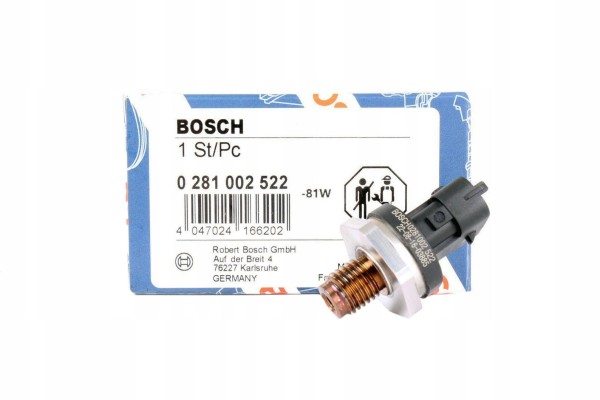 Bosch 0 281 002 522 Sensor fuel pressure BMW RENAULT FIAT IVECO