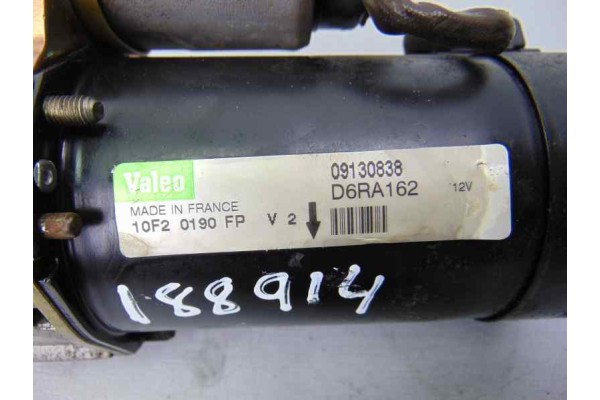09130838  MOTOR ARRANQUE OPEL CORSA C Club 2002 09130838 188914 OPEL - 4