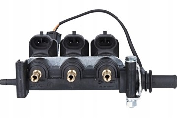 Injection rail tartarini evo 08 3cyl black Quality of parts according to GVO Q original with factory logo OEM OES