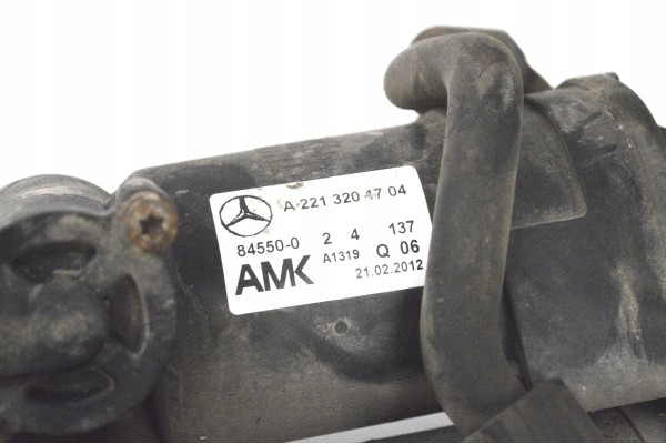MERCEDES BENZ S W221 A2213201704 17161038 3 0L SUSPENSION COMPRESSOR Quality of parts according to GVO O original with manufactu