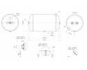 AIR TANK 80L 396x750 950 080 002 0 Part manufacturer HT Europe