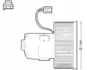 BLOWER AIR SUPPLY FAN DEA05008 DENSO