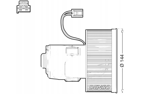BLOWER AIR SUPPLY FAN DEA05008 DENSO
