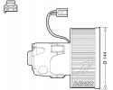 BLOWER AIR SUPPLY FAN DEA05008 DENSO Packaging status original