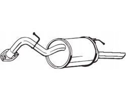 Bosal 228 299 Final silencer