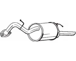 Bosal 228 299 Final silencer