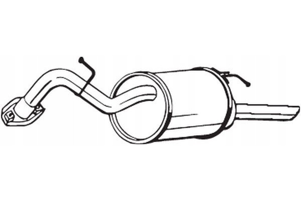 Bosal 228 299 Final silencer
