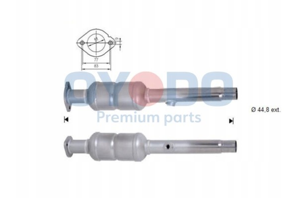 CATALYST SEAT 10N0083 OYO OYODO Part manufacturer Oyodo