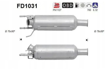 PARTICULATE FILTER FAP DPF FD1031 AS CITROEN