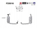 PARTICULATE FILTER FAP DPF FD5016 AS FORD MAZDA Packaging status original