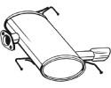 Exhaust system silencer rear BOSAL BOS247 009