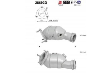 CATALYST EURO EMISSION 6 28693D AS FIAT Packaging status original