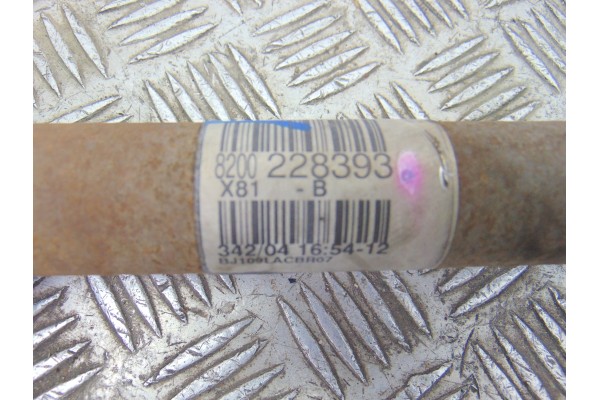 8200228393 TRANSMISION DELANTERA IZQUIERDA RENAULT ESPACE IV (JK0) Authentique 2005 8200228393 191094 RENAULT - 1