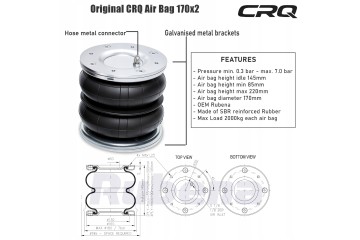 Airbags for Opel Movano 2010 2026 lifting capacity 5 TON Car type undefined cargo vans RVs