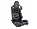 Racing chair AutoStyle RK SS 73LBS black synthetic leather sliders
