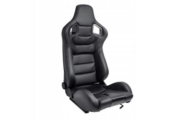 Racing chair AutoStyle RK SS 73LBS black synthetic leather sliders