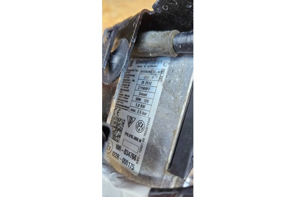 Calefactor estacionario Webasto Volkswagen Touareg II 7P 2010-2017