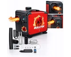 Calefactor Hammer 12 kW con suministro eléctrico 12V/24V/230V y cámara cerrada de combustión de aceite