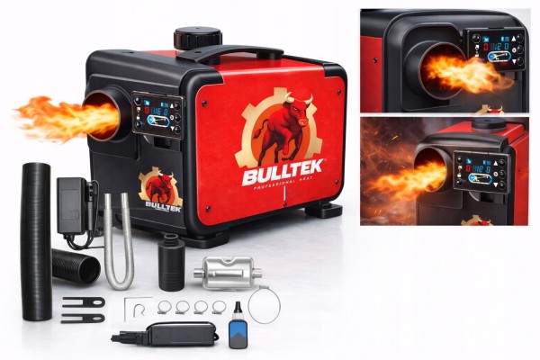 Calefactor Hammer 12 kW con suministro eléctrico 12V/24V/230V y cáma