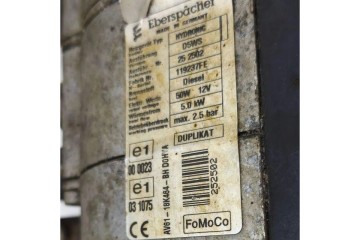 Calefactor Auxiliar Webasto AV6118K463BG para Ford Focus C-MAX 2012