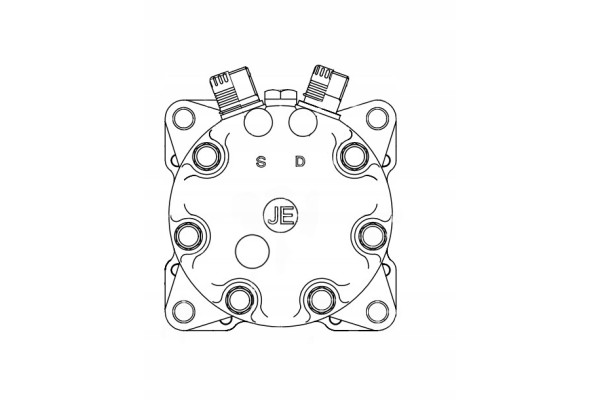 Compressor Type Sanden 5H09 5079 Universal Promotion Car type 4x4 SUV buses undefined trucks cargo vans RVs passenger cars