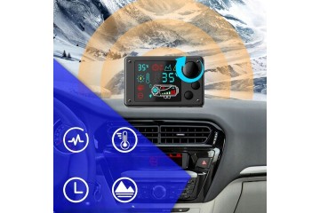 Calefactor estacionario diésel 5kW 12V FDIK con pantalla LCD y soplad