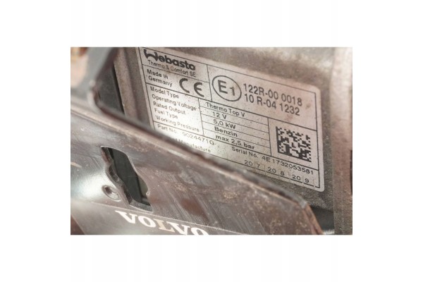 Calefactor estacionario WEBASTO para Volvo V60 S60 XC60 31497119 90244