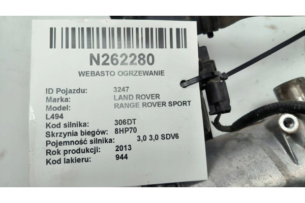 Calefacción Webasto LAND ROVER EVOQUE CPLA-18528-BB 252556 171073FG