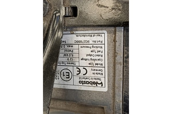 BMW G05 G07 WEBASTO PETROL 6805304 9033139C Part manufacturer Webasto