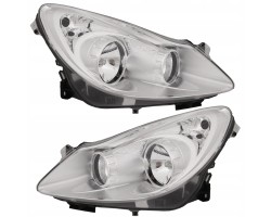 Headlight Lamp Front Tyc Opel Corsa D 2006 2011 sets