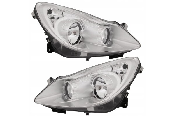 Headlight Lamp Front Tyc Opel Corsa D 2006 2011 sets