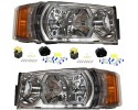 2X HEADLIGHT SCANIA R H7 LED R L PLUGS SET FOR REWORKING FROM OLDER