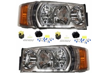 2X HEADLIGHT SCANIA R H7 LED R L PLUGS SET FOR REWORKING FROM OLDER