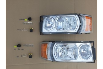 2X HEADLIGHT SCANIA R H7 LED R L PLUGS SET FOR REWORKING FROM OLDER Catalog number of the part 1949888 1949896