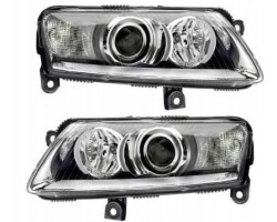 AUDI A6 C6 04 08 FRONT HEADLAMP SET