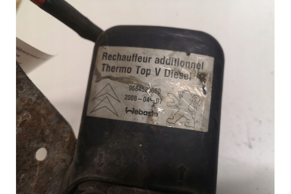 2006 Citroen C5 Parking heater Webasto 9684520680 Catalog number of the part 9684520680