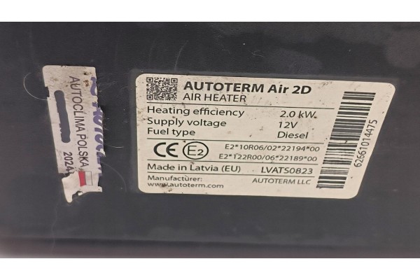Calefactor WEBASTO LVATS0823 para RENAULT MASTER III FACELIFT