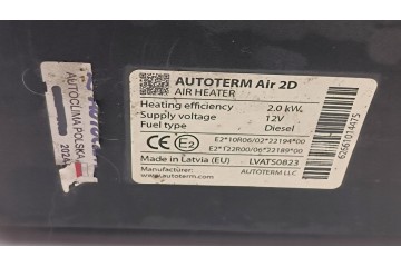 Calefactor WEBASTO LVATS0823 para RENAULT MASTER III FACELIFT