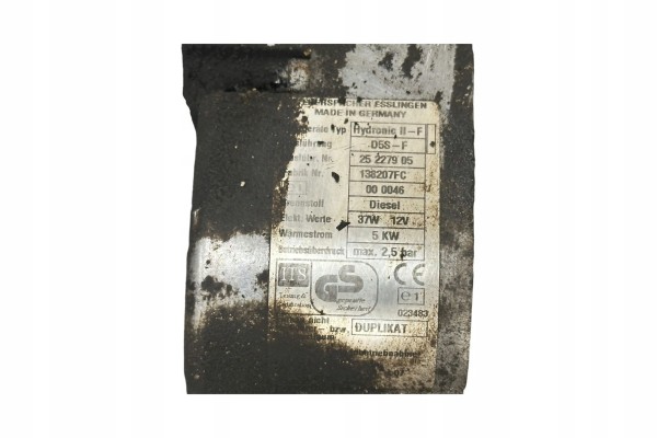 Calefactor estacionamiento (Webasto) Volkswagen Sharan 7M3819008G