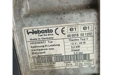 WEBASTO THERMO TOP 5 0 KW CITROEN C5 III X7 1313548B Car type passenger cars