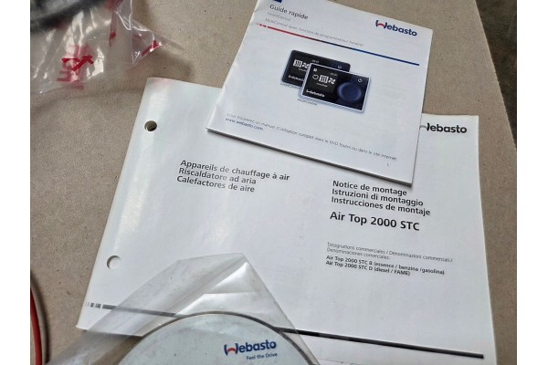 PARKING HEATER WEBASTO AIR TOP 2000 ST COMPLETE OPERATIONAL Catalog number of the part Webasto powietrzne AT 2000st suche BUS 12