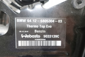WEBASTO PARKING HEATER THERMO TOP V BMW 5 F10 F11 PETROL 9241698 Catalog number of the part WEBASTO OGRZEWANIE POSTOJOWE THERMO 